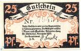 Notgeld Notgeld St. Tönis 25 Pfennig Nr.2 Notgeld St. Tönis , 25 Pfennig Schein Nr 2 , Mehl Grabowski 1167.1 , von 1920 , Westfalen Seriennotgeld -