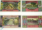 Notgeld DE 4 x 25 Pf. Notgeld Suchsdorf , Set mit 4 x 25 Pfennig , Mehl Grabowski 1291.1 , von 1921 , Schleswig Holstein Seriennotgeld -