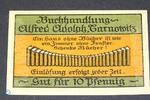 Notgeld DE 10 Pf. Notgeld Tarnowitz , Buchhandlung Adolph , 10 Pfennig Schein , Mehl Grabowski 1311.1 a , polnisch Oberschlesien Seriennotgeld -