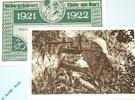 Serienscheine DE 50 Pf. Nr.5 Notgeld Bodetalausgabe Thale 1320.21 , 50 Pfennig Schein Nr.5 in kfr. von 1921 -
