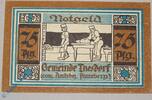 Notgeld De 75 Pf. Nr.2 Notgeld Thesdorf , 75 Pfennig Schein Nr 2 ohne Wz , Mehl Grabowski 1321.2 , Schleswig Holstein Seriennotgeld -