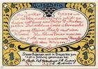 DE 1 Mk. Notgeld Treysa ,1 Mark Schein , Kn = braun , Mehl Grabowski 1340.1 b , von 1922 , Hessen Seriennotgeld -