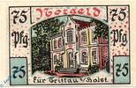 Notgeld 75 Pfennig Schein Notgeld Trittau , 75 Pfennig Schein grün , Mehl Grabowski 1347.3 , Schleswig Holstein Seriennotgeld -