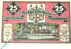 Seriennotgeld Deutschland 25 Pfennig Schein Notgeld Visselhövede , 25 Pfennig Schein , Mehl Grabowski 1363.1 , von 1921 , Niedersachsen Seriennotgeld -