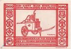 Notgeld DE 50 Pf. Waldenburg , Notgeld 50 Pfennig Schein in kfr. M-G 1371.3.b , Schlesien 1920 -