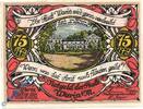 Notgeld De 75 Pf. Fehldruck Notgeld Warin , 75 Pfennig Schein B3 Fehldruck , Mehl Grabowski 1378.1 b , von 1921 , Mecklenburg Vorpommern Serien Notgeld -