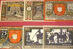 Notgeld DE 6 Scheine kpl. Notgeld der Stadt Wesel , 2 Set mit 6 Scheinen in kfr. M 1409.1 und 2 -