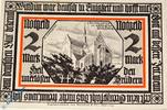 Seriennotgeld Deutschland 2 Mark Schein Nr 1 Notgeld Wittdün a. Amrum , 2 Mark Schein Nr 1 , Mehl Grabowski 1441.1 , Schleswig Holstein Seriennotgeld -