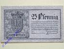 Kleingeld 1914-1922 DE 25 Pf. -o.KN- Notgeld Wittlich , Rheinland , Einzelschein über 25 Pfennig , Tieste 8030.01 , von 1919 , Verkehrsausgabe -