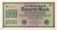 Banknoten Deutschland 1.000 Mark Schein Reichsbanknote , 1.000 Mark in kfr. Achterstreifen , DEU-84.j , Ros.75 , P.76 -