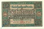 Weimarer Republik 10 Mk. Reichsbanknote , 10 Mark Schein , Kn 7 , DEU-73 a , Rosenberg 63 , P 67 , vom 06.02.1920 , Weimarer Republik -