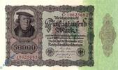 Weimarer Republik - Inflation 50.000 Mk. Reichsbanknote , 50.000 Mark Schein , DEU-89 , Rosenberg 78 , Pick 80 , vom 19.11.1922 , Weimarer Republik -