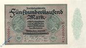 Weimarer Republik - Inflation 500.000 Mk. Reichsbanknote , 500.000 Mark Schein , DEU-99 b , Rosenberg 87 , P 88 , 01.05.1923 , Inflation -
