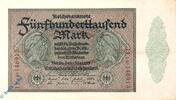 Weimarer Republik - Inflation 500.000 Mk. Reichsbanknote , 500.000 Mark Schein kfr , DEU-99 e , Rosenberg 87 , P 88 , vom 01.05.1923 , Nachkriegszeit und Inflation -