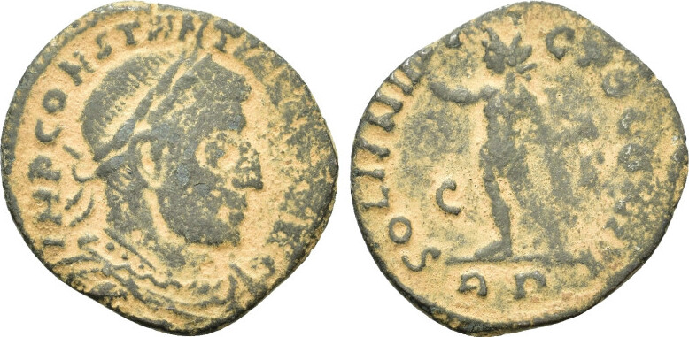 Roman Imperial Constantine I (307/310-337). Æ Follis s | MA-Shops