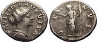 Römische Kaiserzeit AR Denarius Faustina II (147-175) -