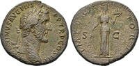 roman empire sestertius Antoninus Pius (138-161). Æ Sestertius -