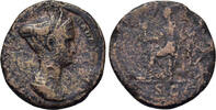 roman imperial Sestertius Sabina (128-137). Æ Sestertius -