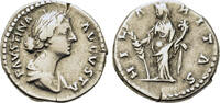 Römische Kaiserzeit AR Denarius Faustina II (147-175). AR Denarius -