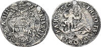  1550-1555 Europa Italy, Roma. Giulio III (1550-1555) AR Grosso (Mezzo Giulio) Very Fine; pierced twice. Very Rare.