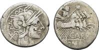 Roman Republic Cn. Carbo, 121 BC. Denarius Denarius 121 BC. s