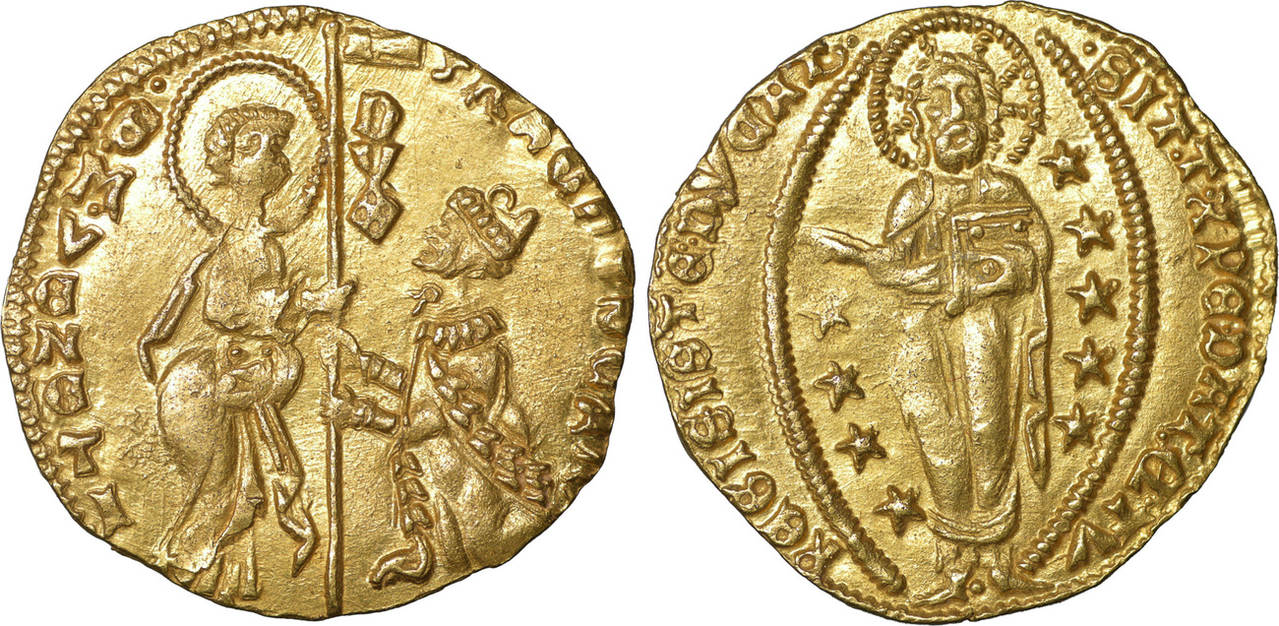 Venice Venedig Venezia Gold Zecchino AD 1423-1457 Francesco