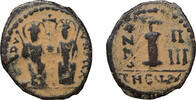 Byzantine empire 10 Nummi Justin II -