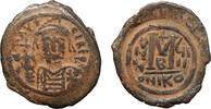 Byzantine Empire Follis Maurice Tiberius -