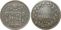 Papal States Baiocco 1844 Gregory XVI -