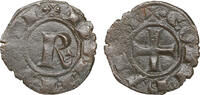 Kingdom of Sicily Denar with RX Conrad I -