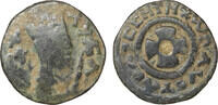 Kingdom of Axum Æ Unit 430-460 Time of Ebana inlaid with gold. Scarce. VF+