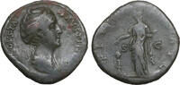 Roman empire Sestertius 141-146 Diva Faustina I VF+ 138.74 US$  +  34.69 US$ shipping