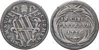 Papal States. Clement XII Grosso 1736  XF 52.03 US$  +  34.69 US$ shipping