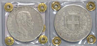 5 Lire 1871 Milan  Kingdom of Italy Victor Emmanuel II VF+
