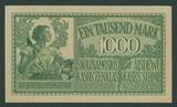 Germany (Kowno/Kaunas)  Occupation - Darlehnskasse Ost, Kowno (Kaunas) 1000 mark 1918 - Rare aUNC