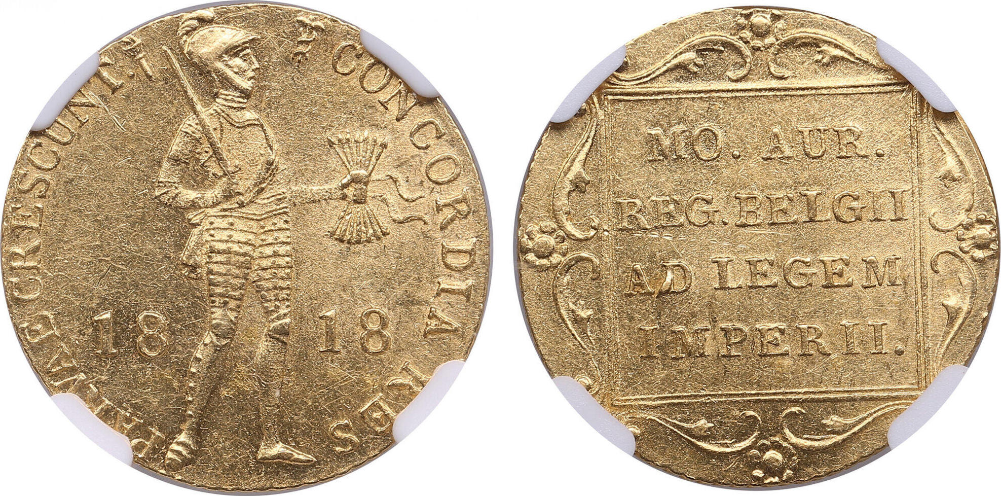 Russia (Netherlands) St. Petersburg mint DUCAT 1818 Alexander I (1801-1825)  NGC MS 62 | MA-Shops