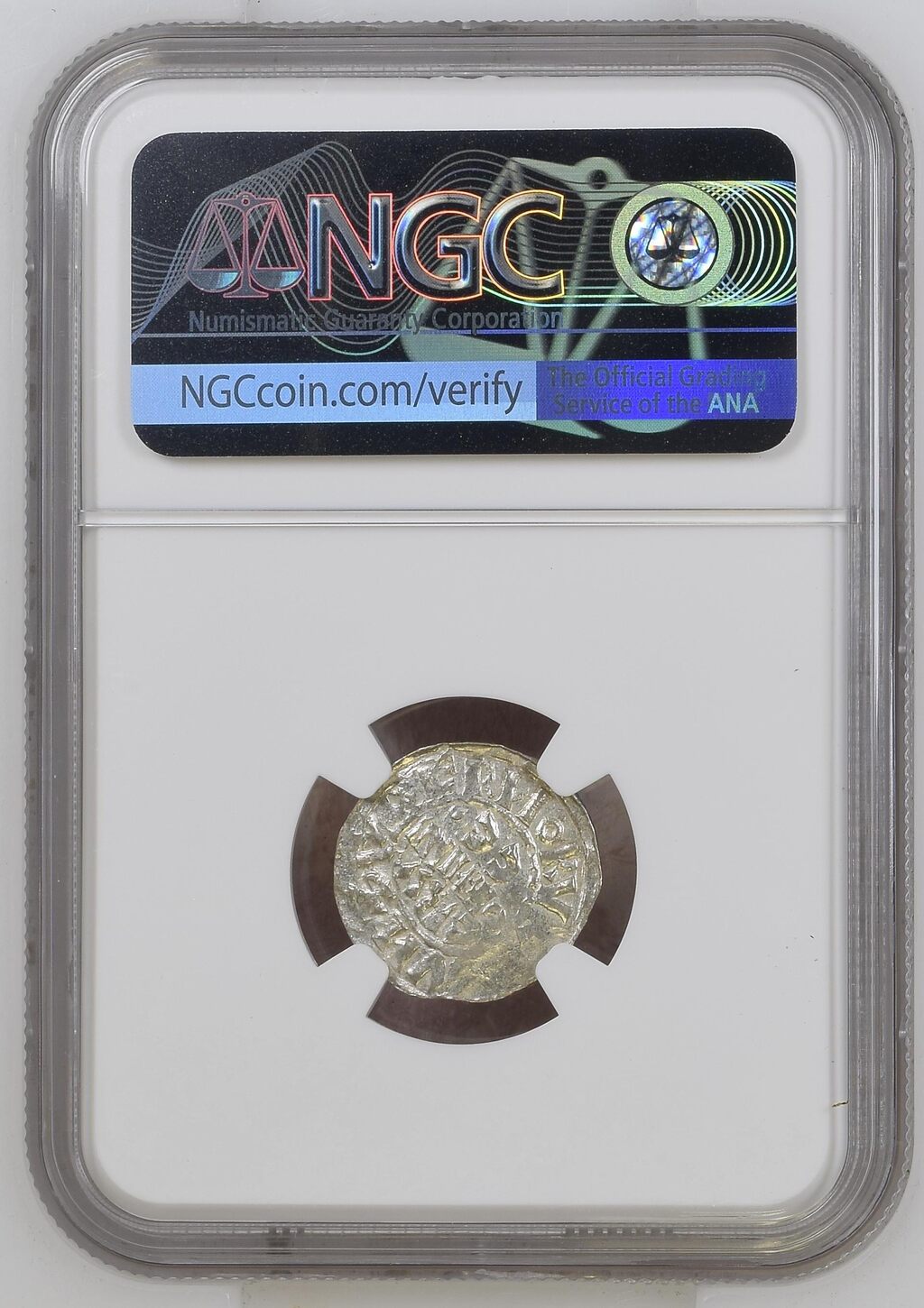 NETHERLAND, GRONINGEN DENAR (1027-54) Bernold (1027-1054) NGC UNC ...