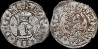 LIVONIA / Reval Schilling In the name of the Kings of Sweden, Johan III (1568-92) -