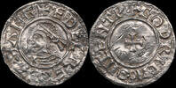 England / Canterbury Penny Aethelred II (978-1016) Last Small Cross type, Godric VF+