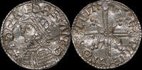 England / Shaftesbury  Aethelred II (978-1016) Helmet Type Penny, Sæwine XF