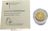 Germany 20 Euro 2012-G Fichte - Gold Proof