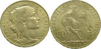 France 20 Francs 1908 Marianne - Gold UNC (Uncirculated) 5,073.15 元  ＋  232.45 元 运费