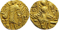 India, Kidarites AV Dinara AD 360-380 Kidara Kunshana - Taxila - Gold EF / FDC