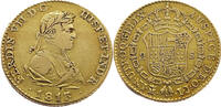 Spain  2 Escudos 1813 M-IJ Very s