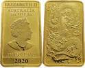 Australia 100 Dollars 2020 Dragon - Elizabeth II - 1 Oz. Gold PP 29,108.21 元27,436.57 元  ＋  232.45 元 运费