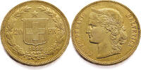 Switzerland 20 Francs 1895 Helvetica - Gold Very Fine+ 5,197.90 元  ＋  232.45 元 运费