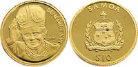 Samoa 10 Dollars 2005 Pope Johannes Paulus II - Gold PP 1,289.08 元  ＋  232.45 元 运费