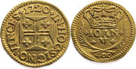 Portugal  400 Reis 1720 Extremely Fine