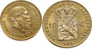 Nederland 10 Gulden 1875 Willem III - Gold UNC (Uncirculated)