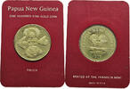 Papua new Guinea 100 Kina 1979 Four Faces of the Nation - Gold Proof
